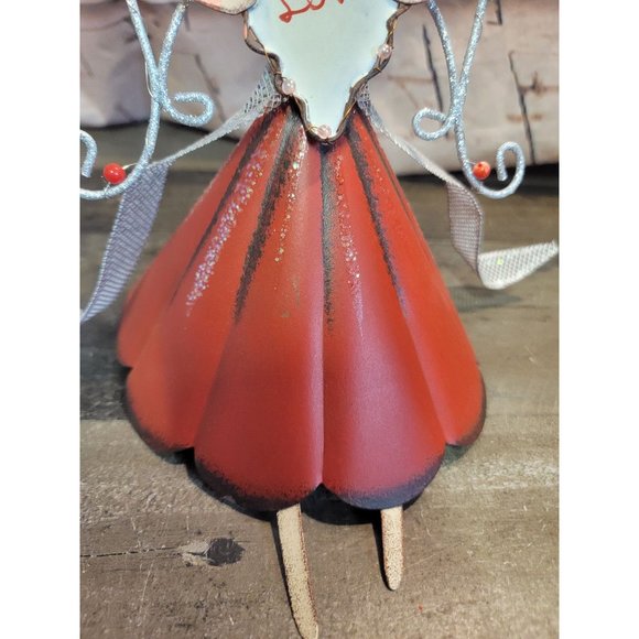 Pilgrim girl flower basket swen pat decor figure fall - Picture 3 of 5